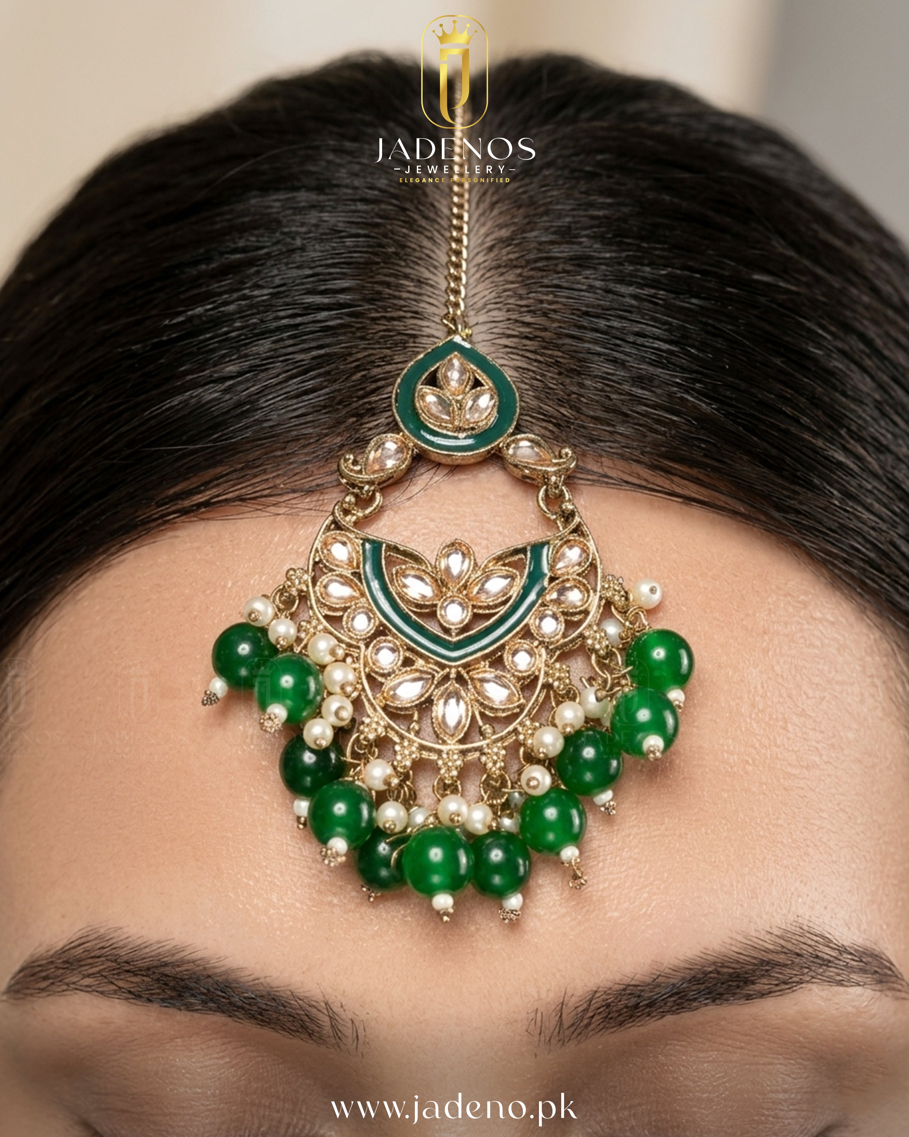 The Traditional Luxe Earrings with Tika