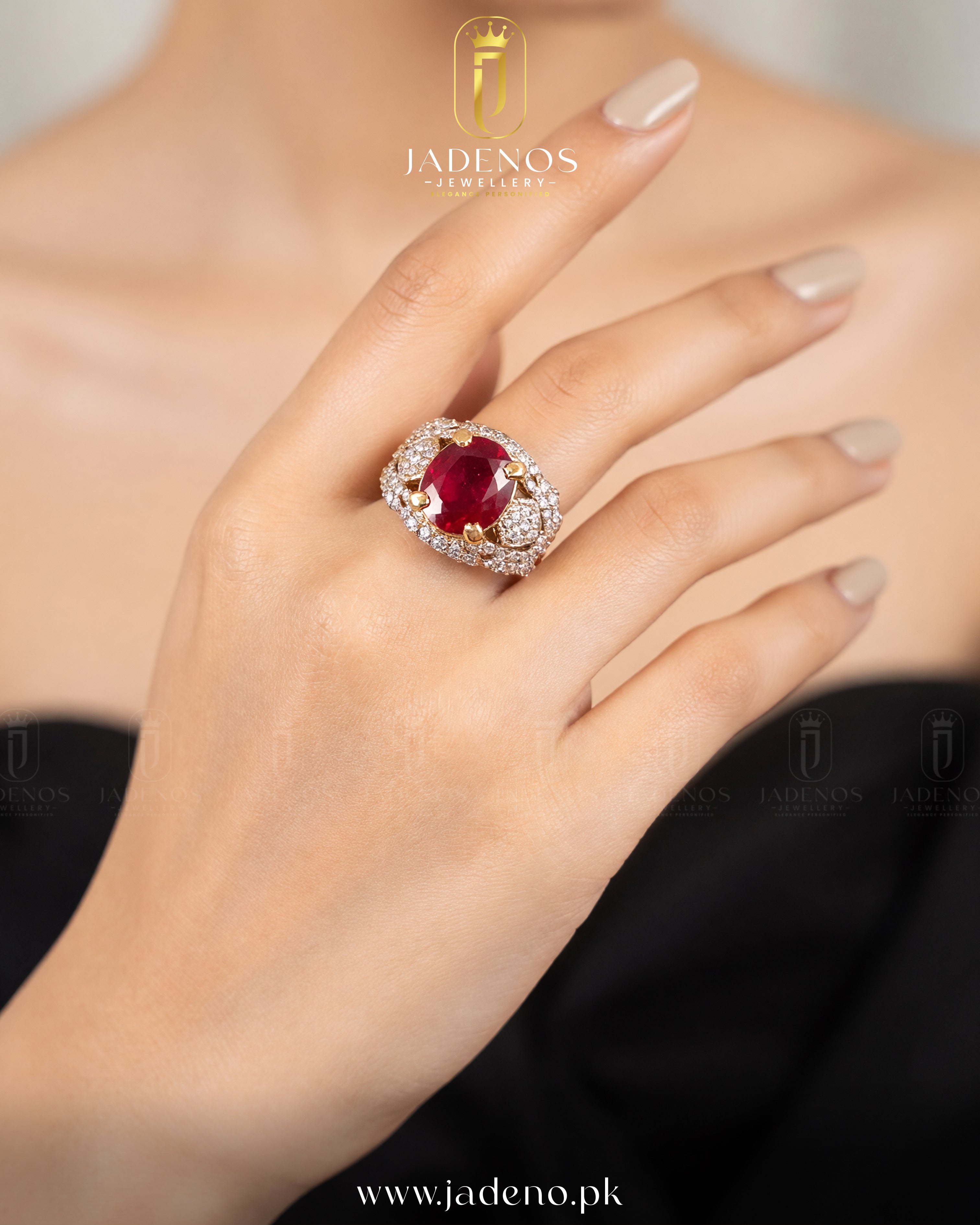 The Imperial Ivory Adjustable Ring