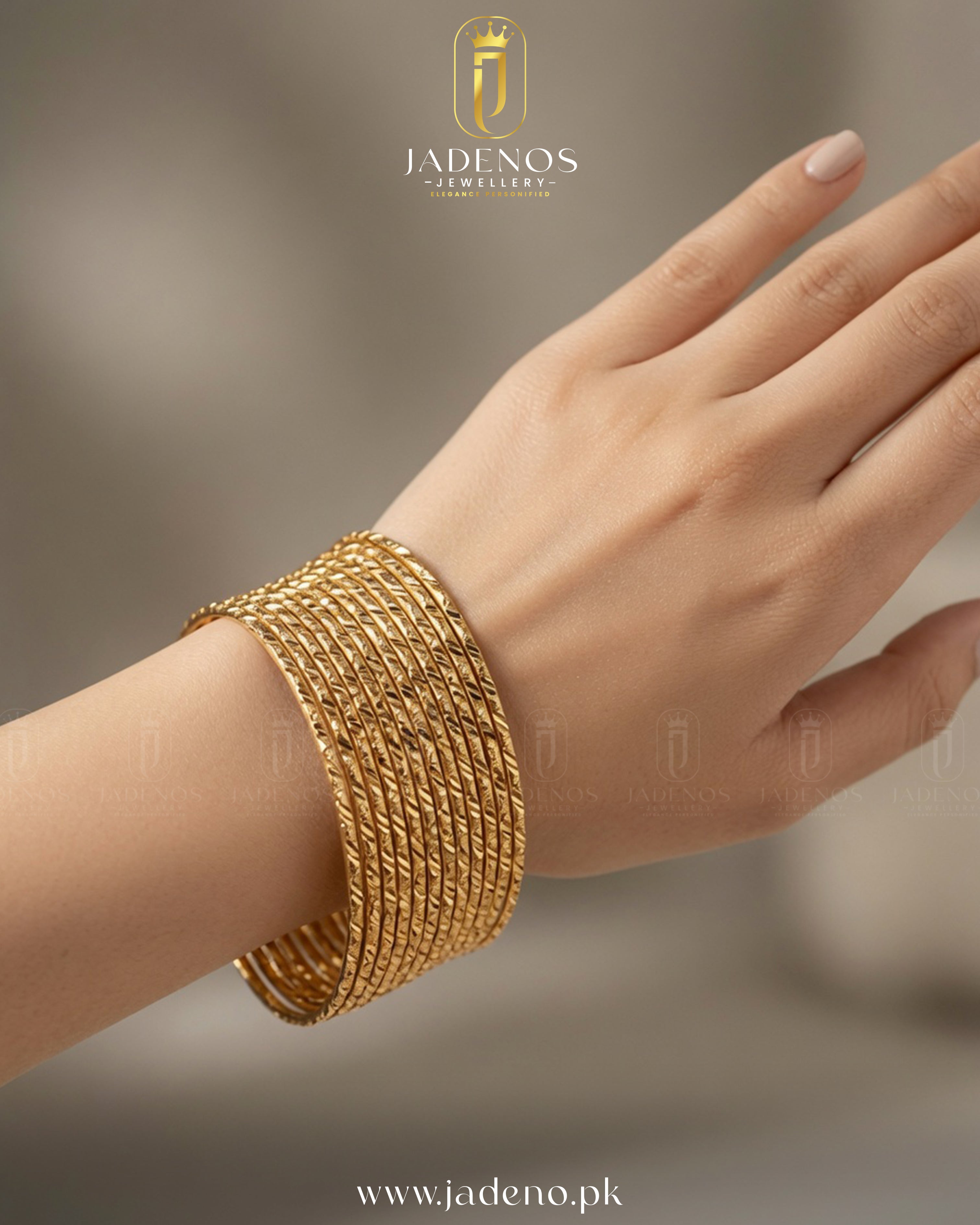 Aurum Shine Luxe Bangles Set – 12 Pieces