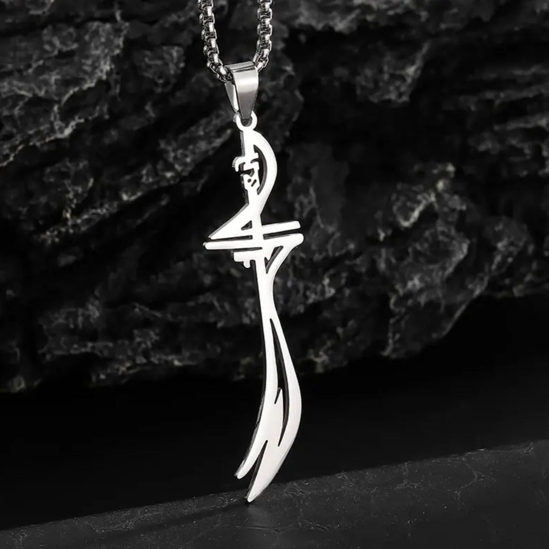 zulfiqar sword pendant necklace for men online in pakistan