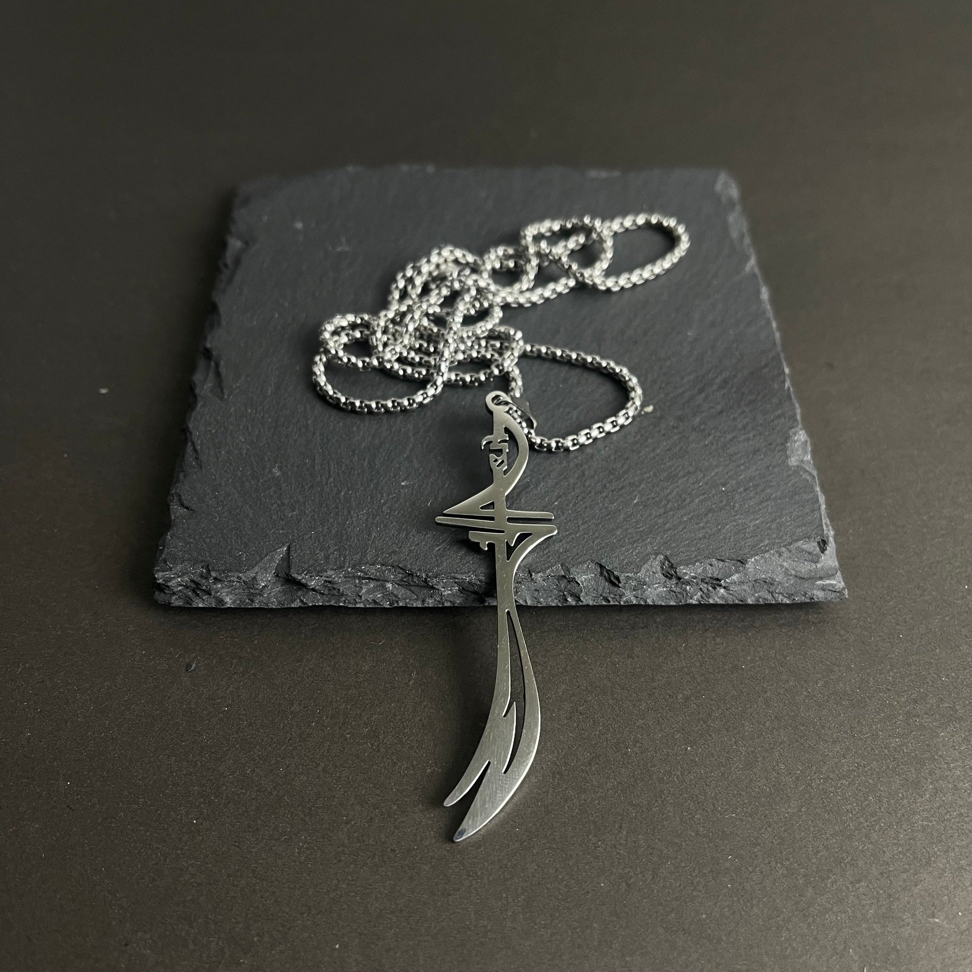zulfiqar sword pendant necklace for men online in pakistan